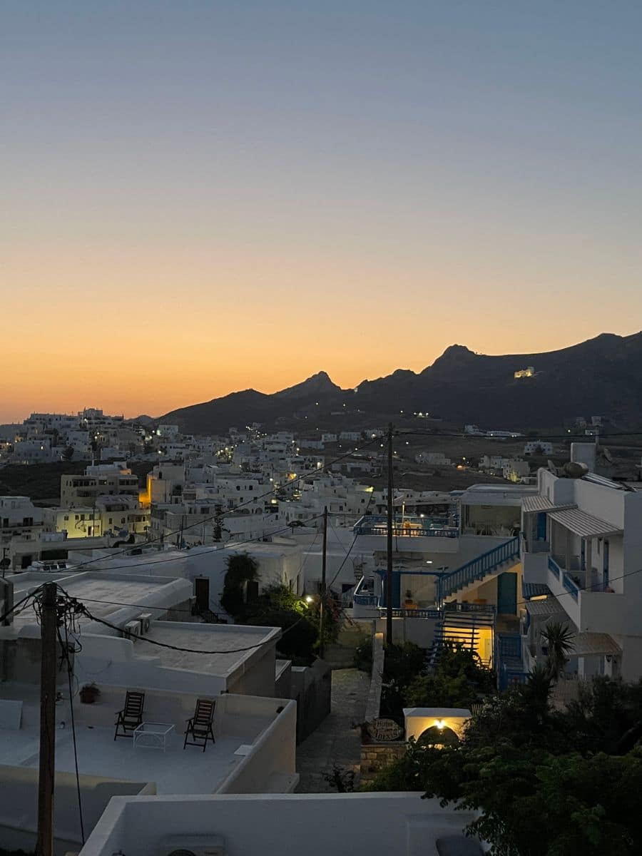 Sunset on Naxos