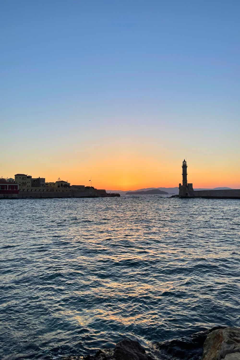 The marina in Chania Crete