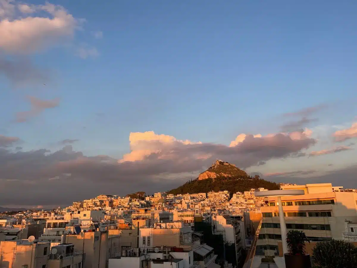 View of the Lycabettus Hill